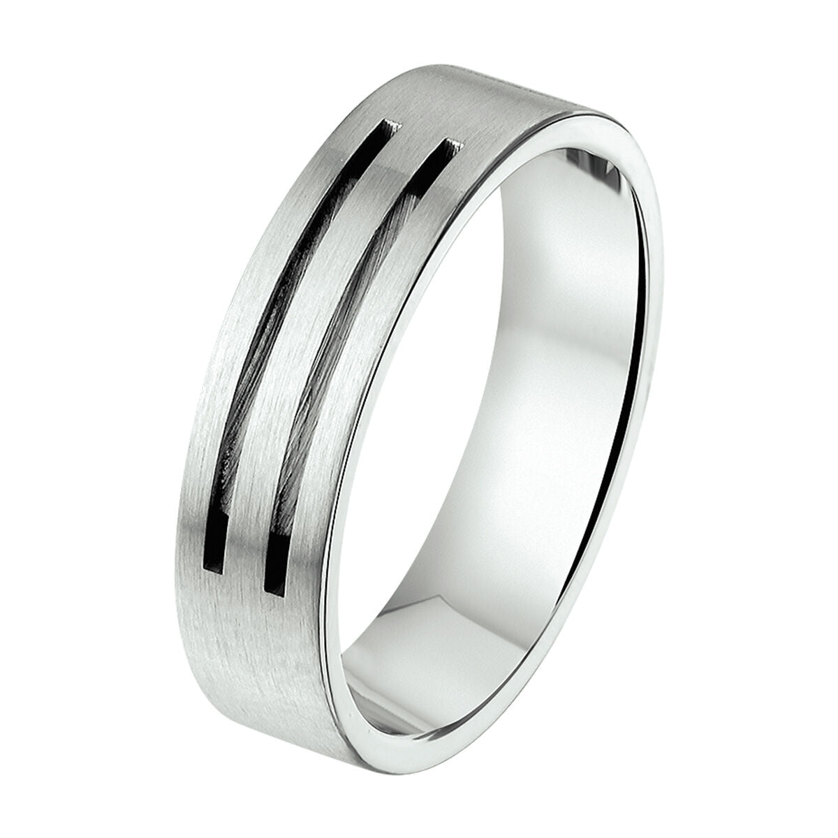 ring a509 - 6 mm - zonder cz edelstaal