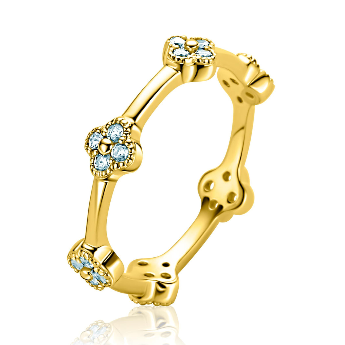 Zinzi Anello placcato oro ZIR2662