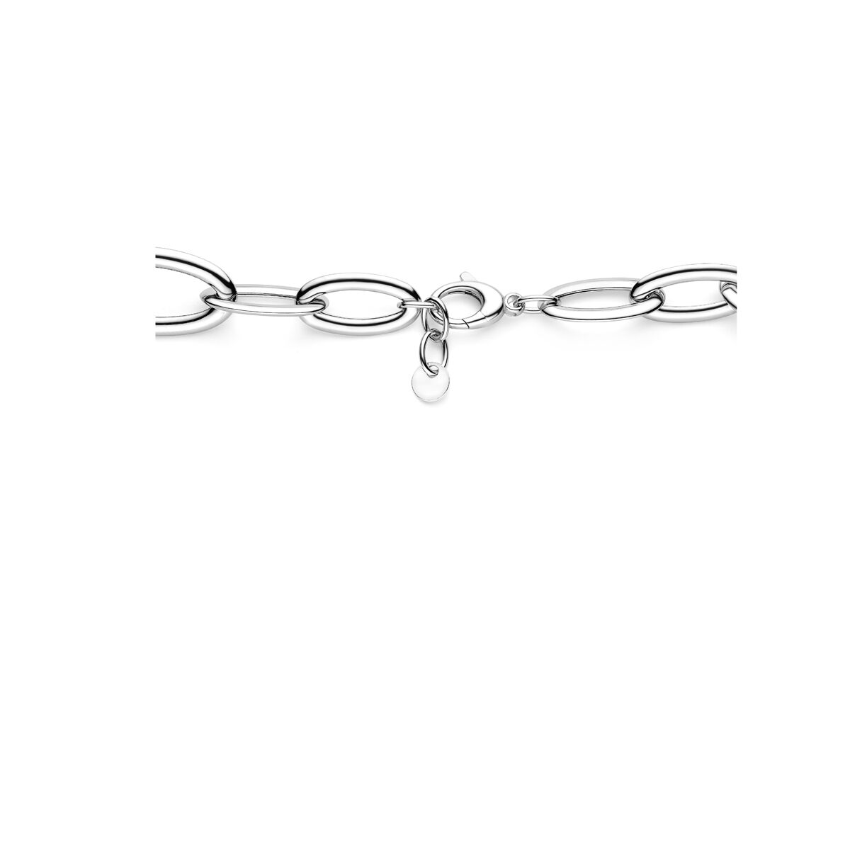 Collana da donna in argento – argento 925 rodiato, larghezza 19 mm