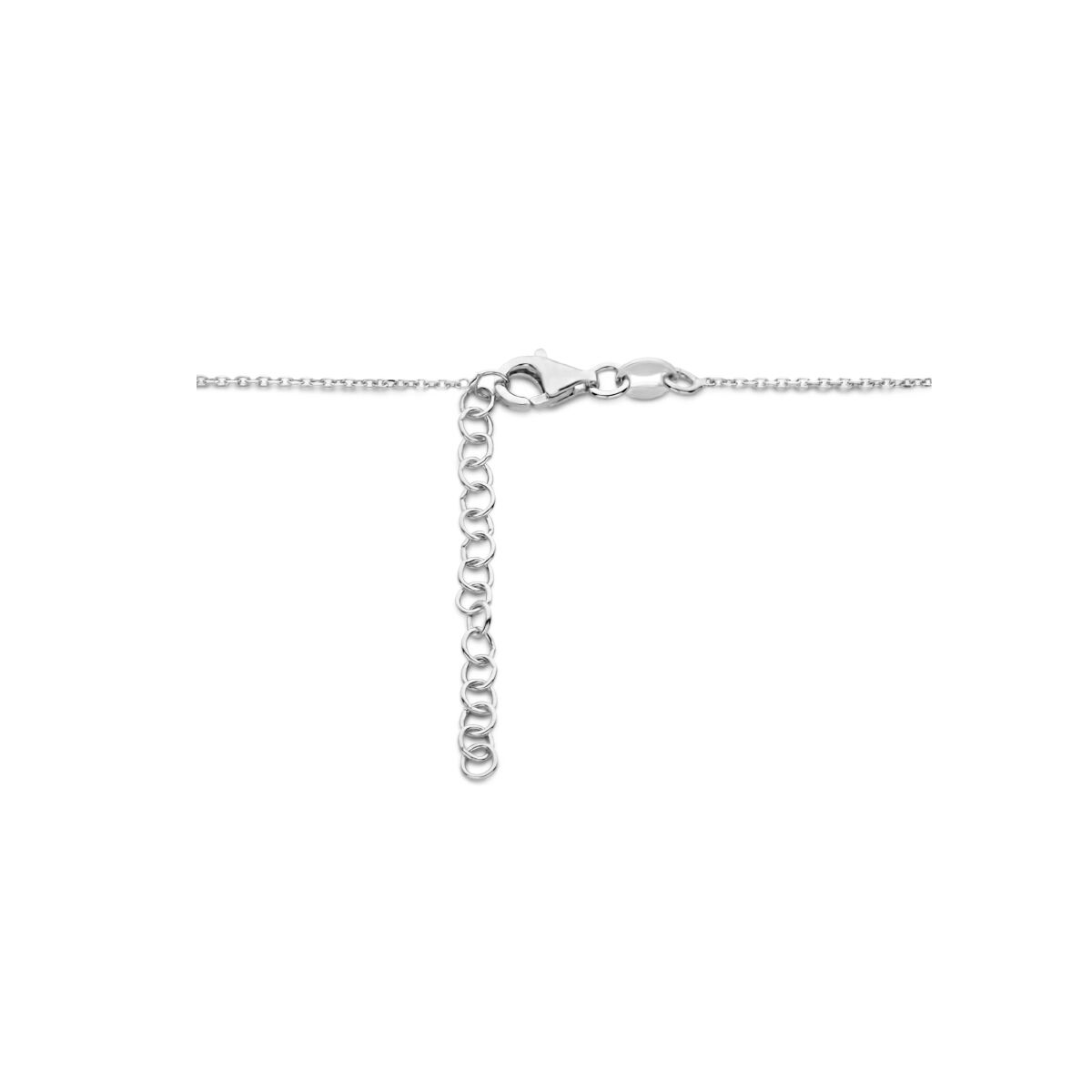 collana mano di Fatima 40 + 4 cm argento rodiato