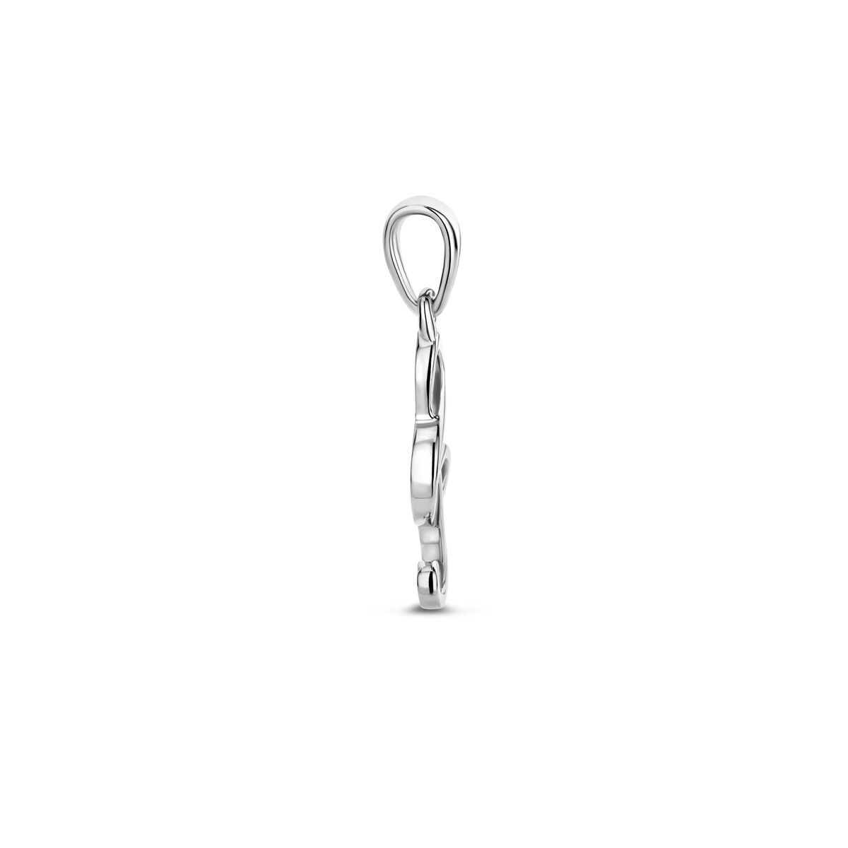 ciondolo nota musicale 22 mm argento rodiato