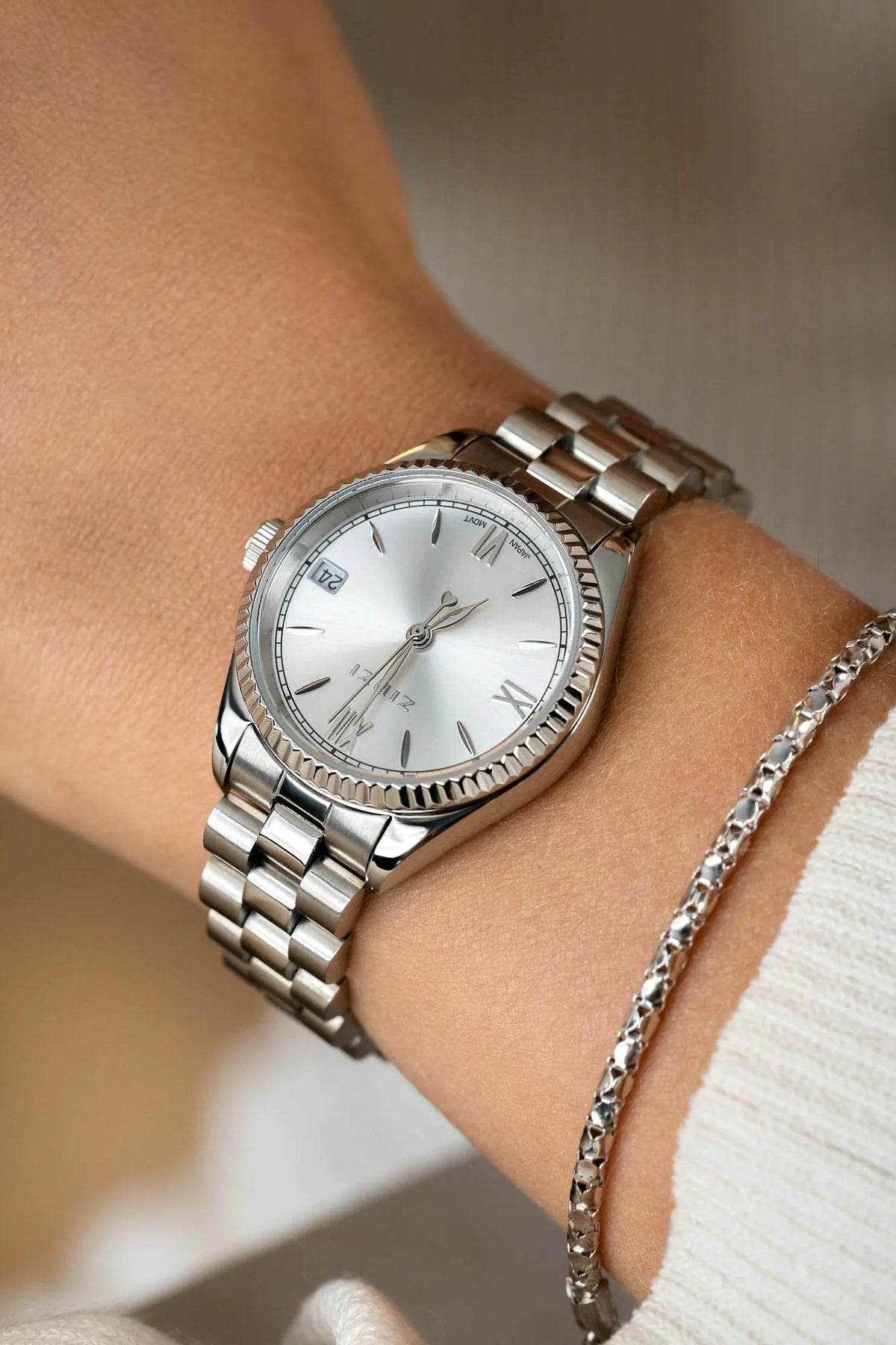 Zinzi Orologio Color Argento Acciaio ZIW2202