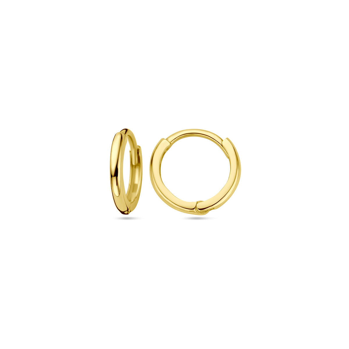 orecchini a scatto oro giallo 14K