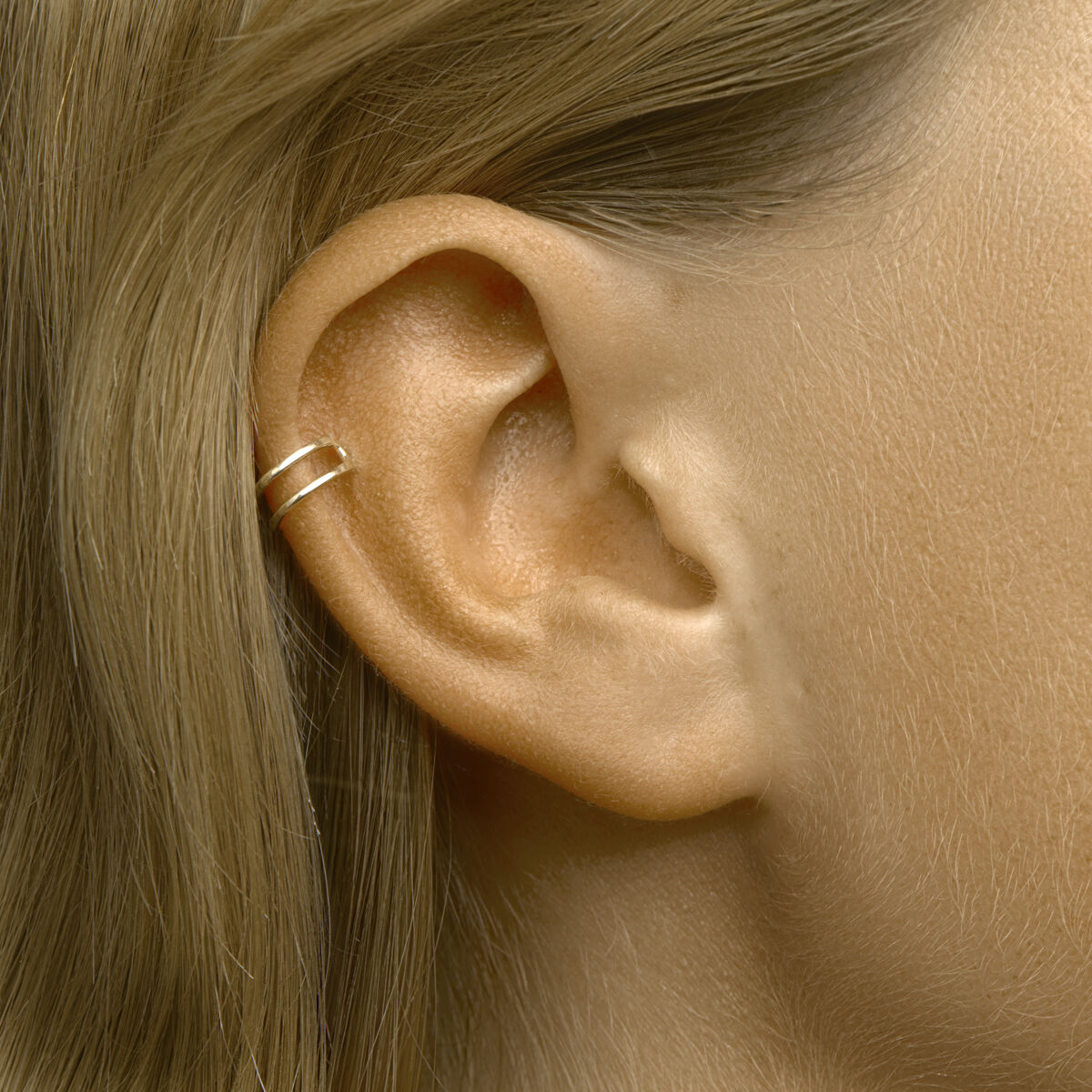 earcuff singolo in oro giallo 14K