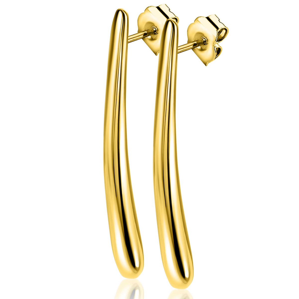 Zinzi Orecchini a bottone argento placcato oro ZIO2674G