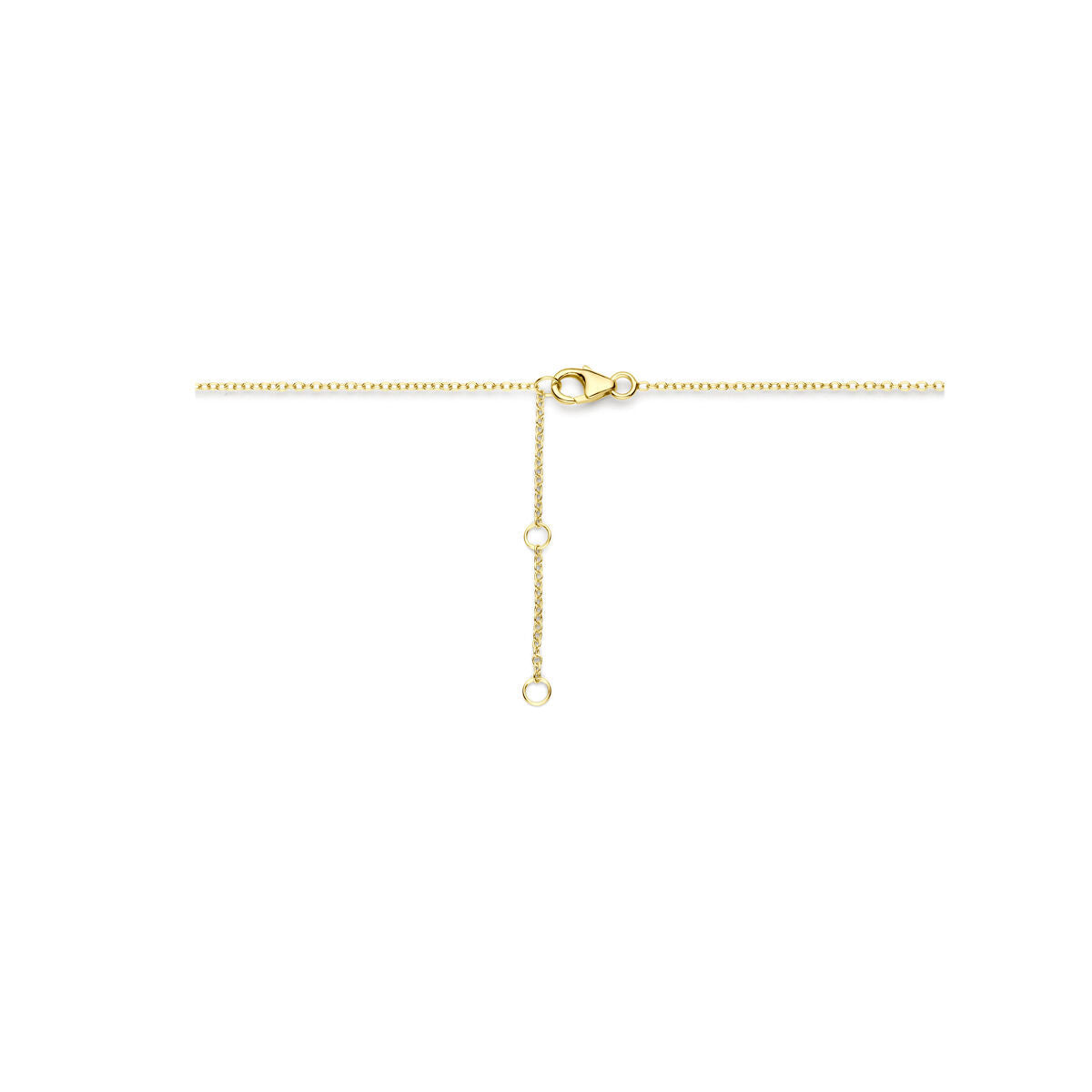 collana perle 41 - 45 cm 3 micron argento placcato (giallo)