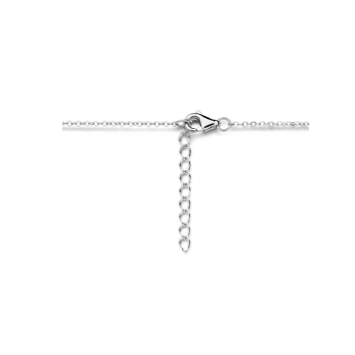 collana cuore e infinito 42 + 3 cm argento rodiato