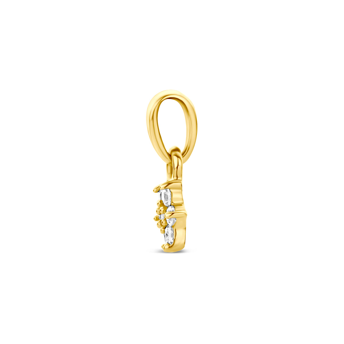 9k hanger zirkonia 9K geel