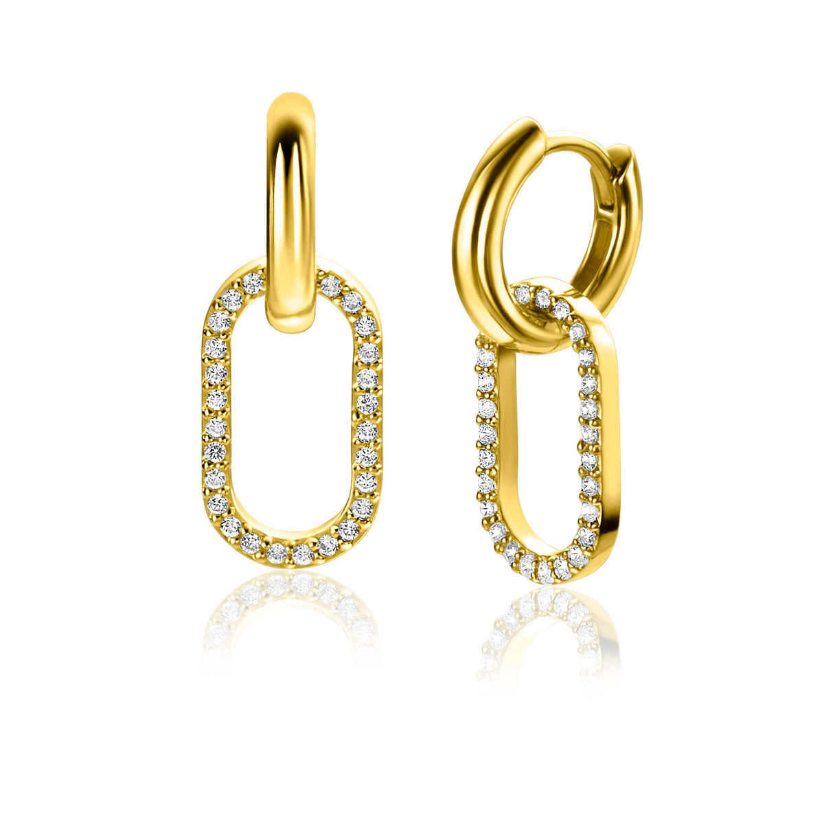 Zinzi Orecchini Placcati Oro Zich2444