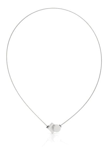 Collana Cerchietto e Quadratino C204