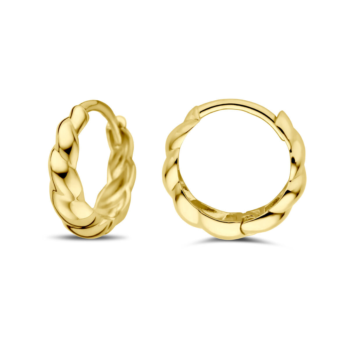 creole a cerniera 13 mm oro giallo 14K