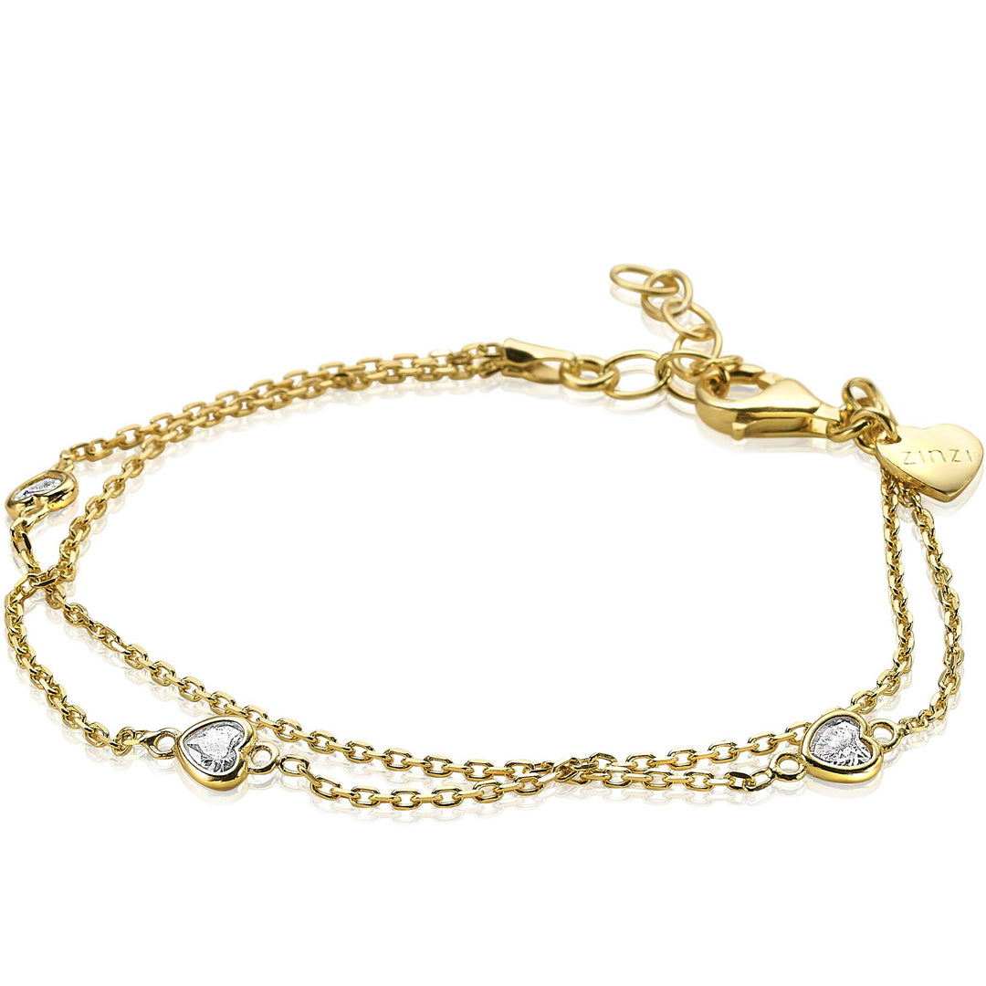 Zinzi Bracciale Placcato Oro Zia1721 G