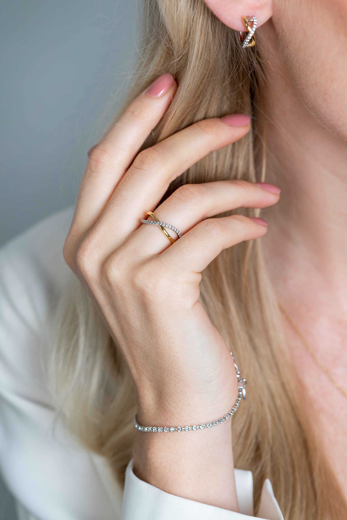Zinzi Anello Placcato Oro Zir2234