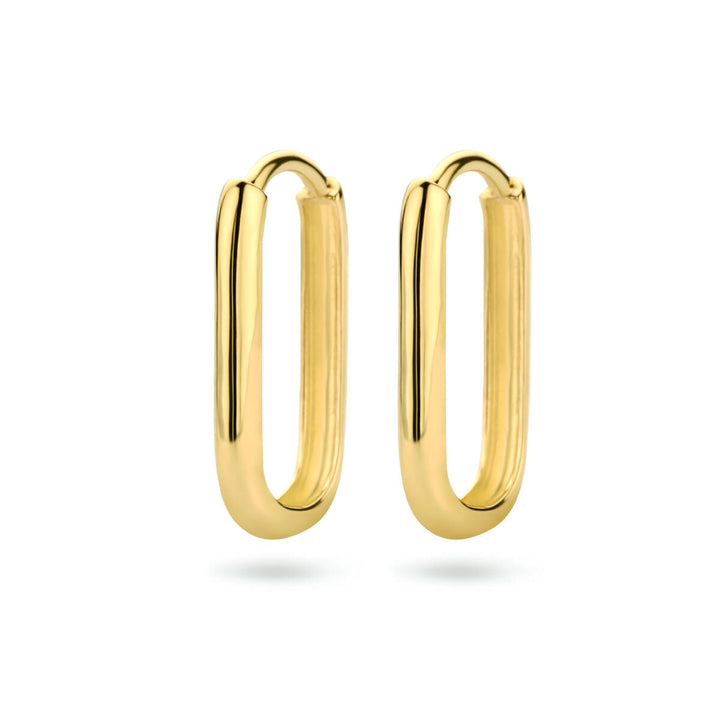 klapoorringen paperclip 16 mm 9 Karaat