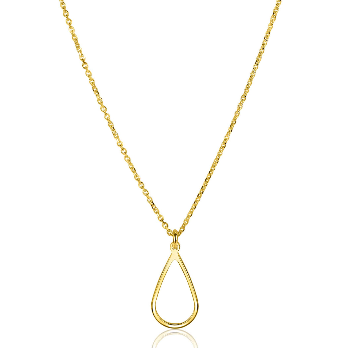 Collana Zinzi argento dorato 42-45cm ZIC2635