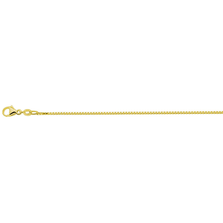 collier venetiaans 1,1 mm 3 micron zilver verguld (geel)