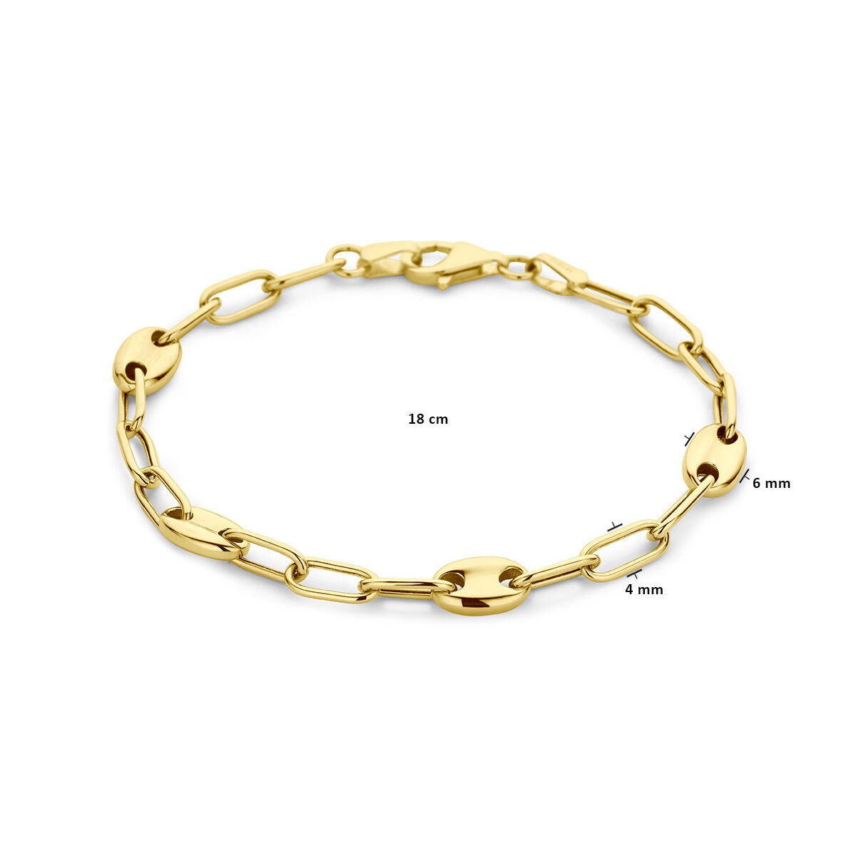 Bracciale in oro da donna 14K