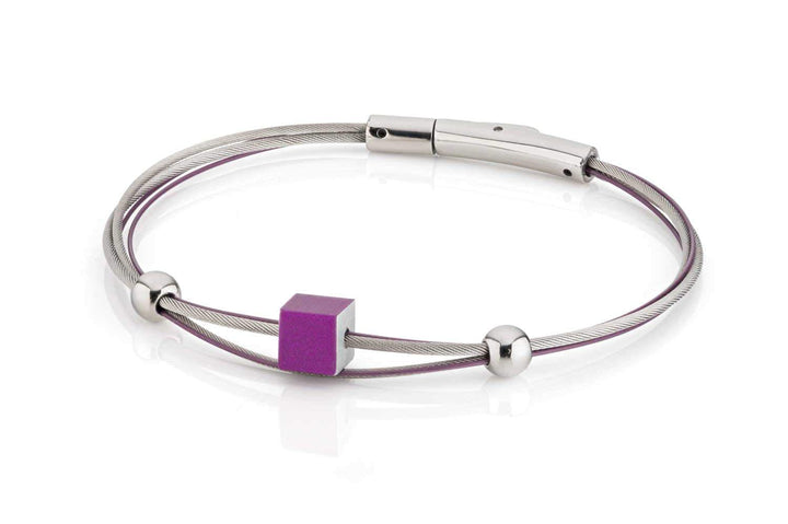 Bracciale cubetto Viola A230P