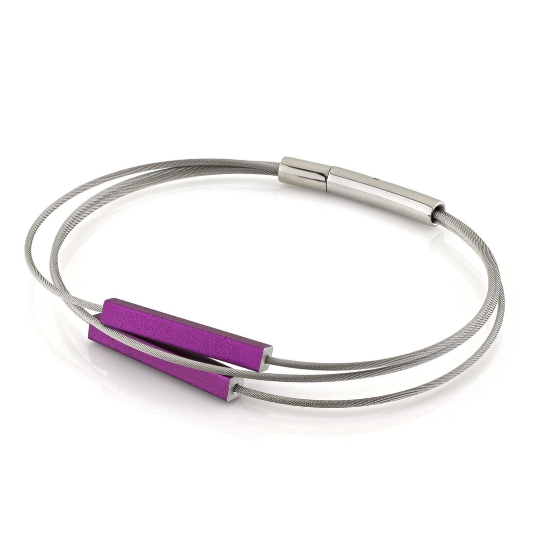 Bracciale bastoncini Viola A243P