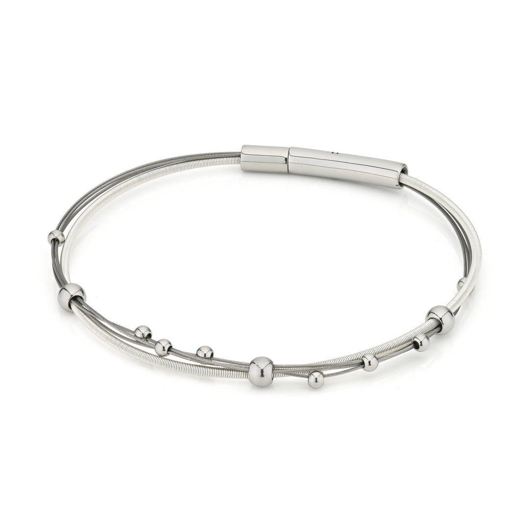 Bracciale sfere giocose basic argento A269