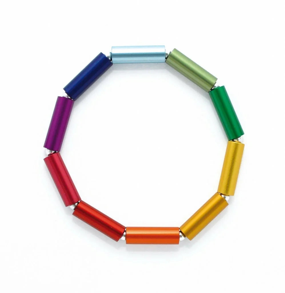 Bracciale colorato con tubicini Otra Cosa