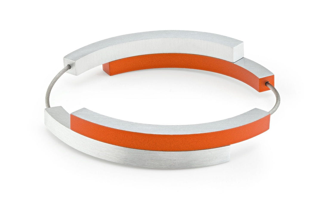 Bracciale Quattro archi Arancione A32O