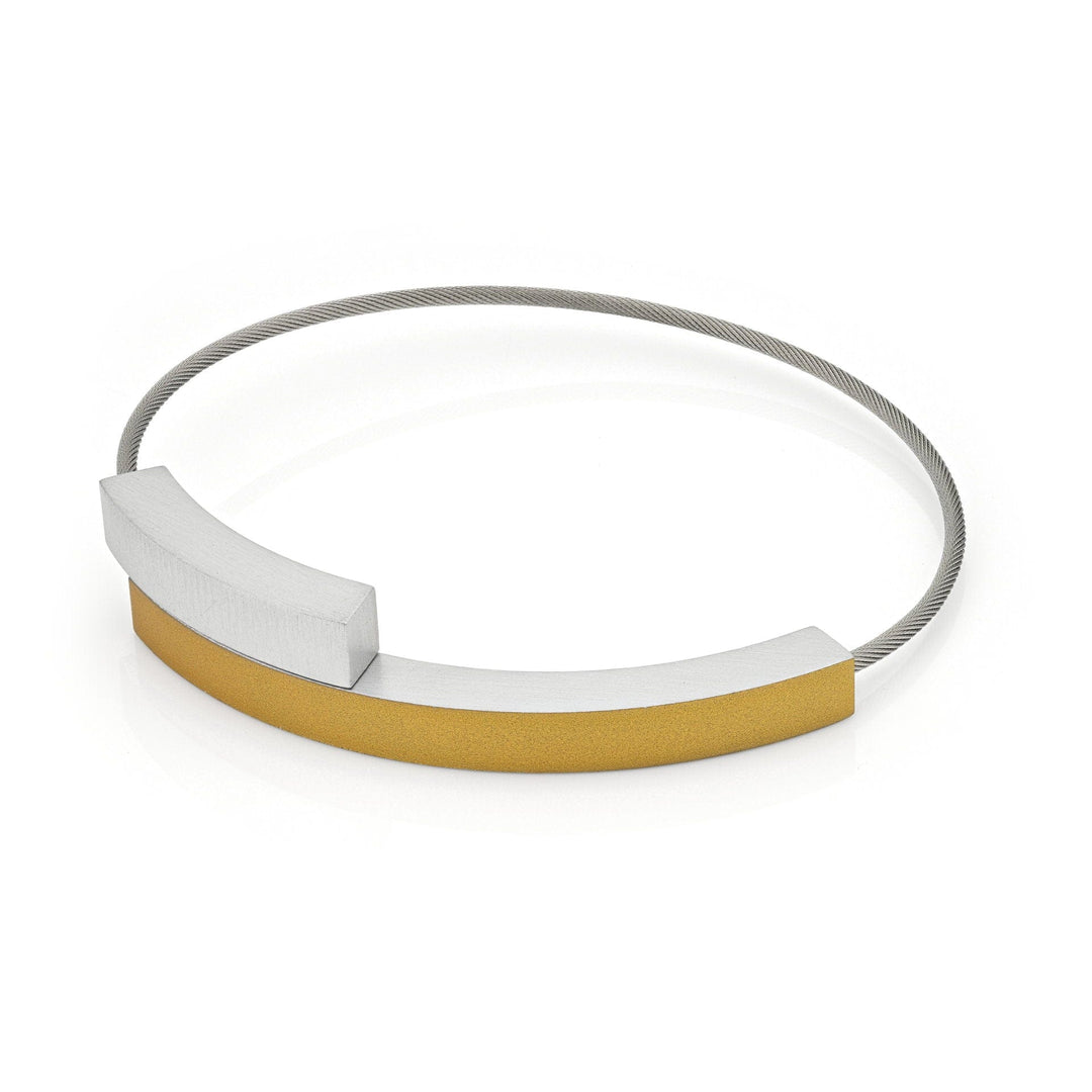 Bracciale Due archi Color oro A34G