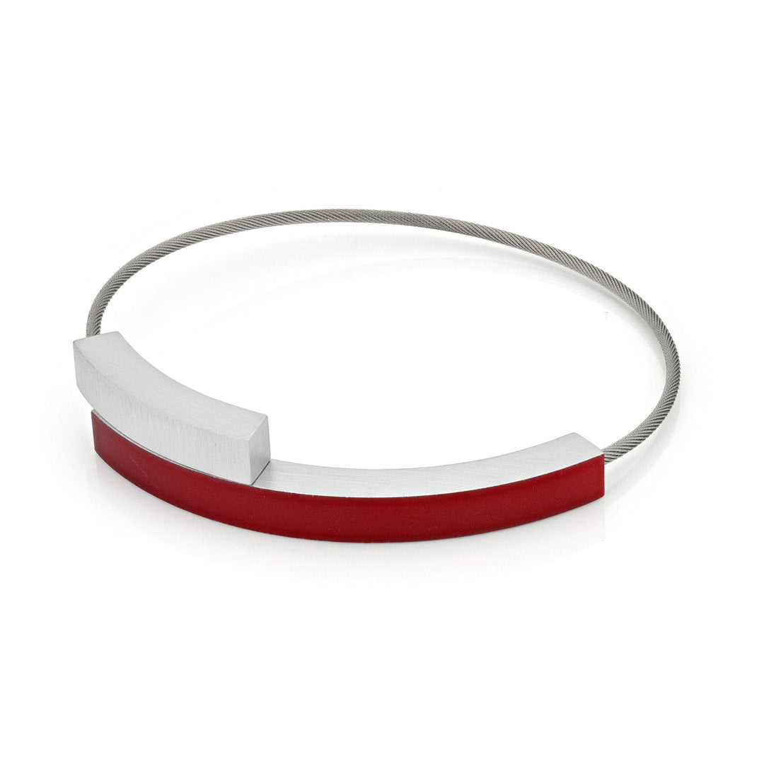 Bracciale Due archi Rosso A34R