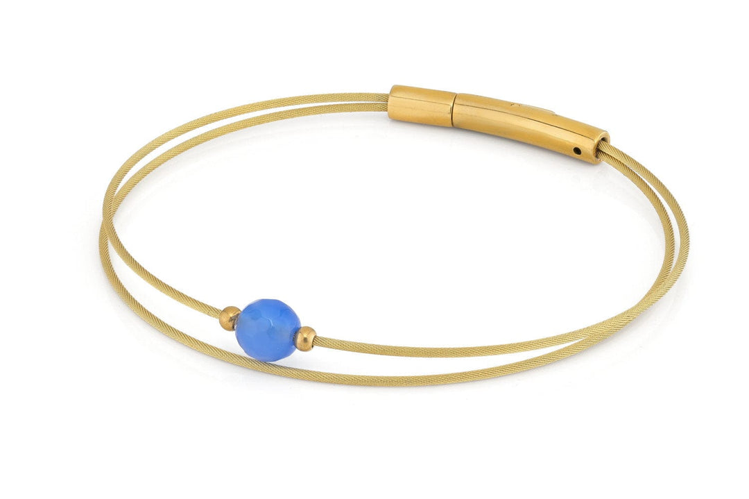 Thinking of You bracciale Agata blu A714GG