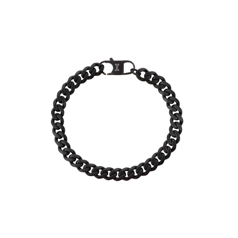 Bracciale Gourmette Eight - Noir