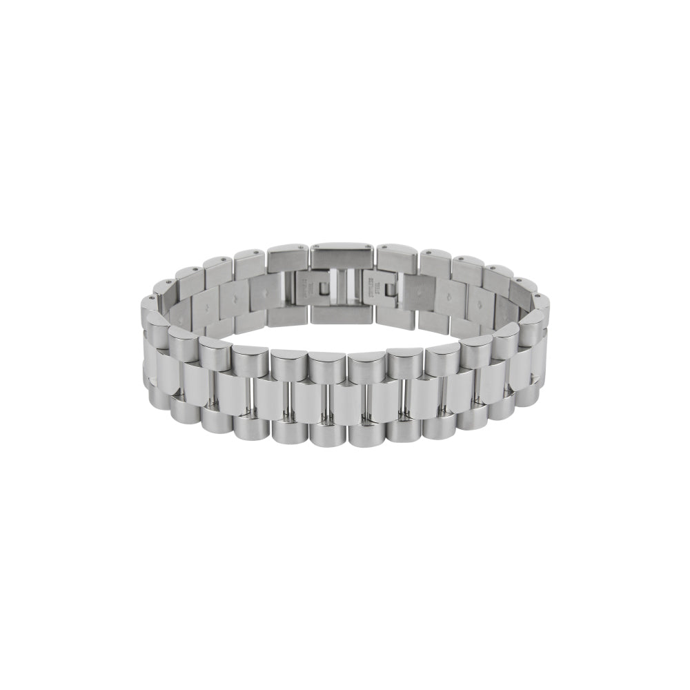 Bracciale da uomo in acciaio BraceLex – Inox