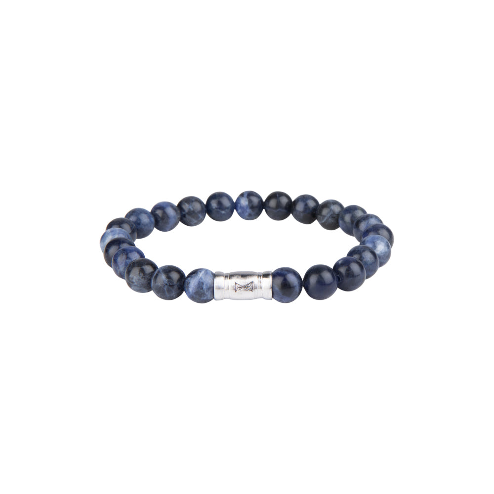 Bracciale di perline da uomo - Blue Ridge - 8mm
