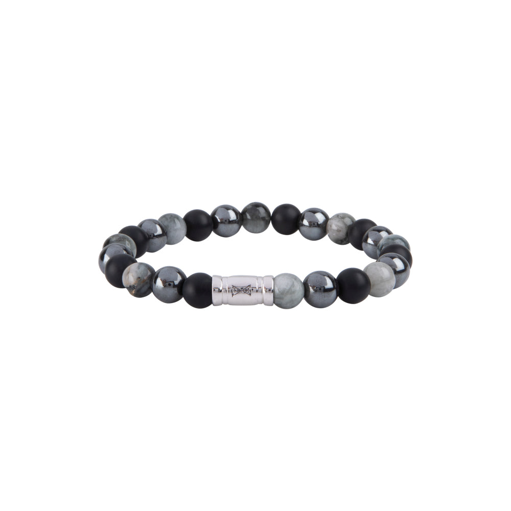 Bracciale di perline da uomo - Kinabalu - 8mm