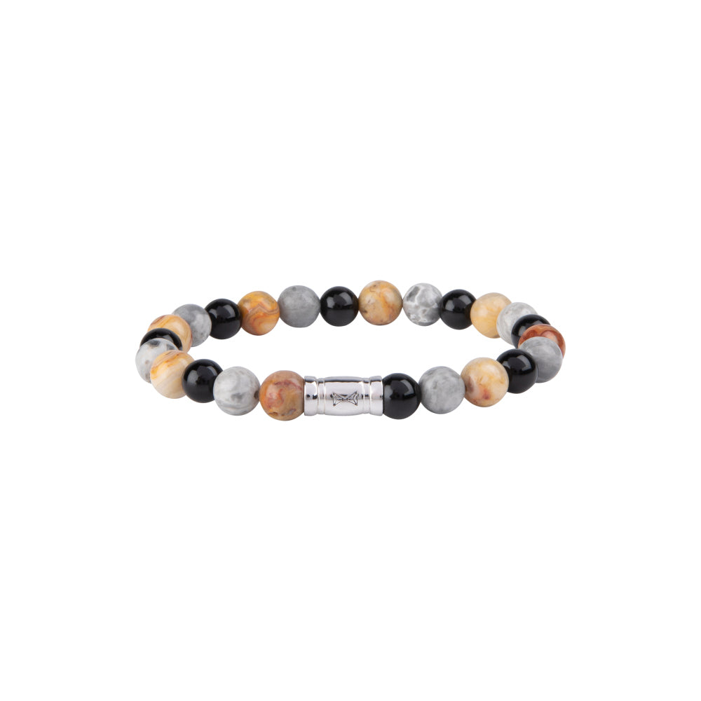 Bracciale di perline da uomo - El Capitan - 8mm