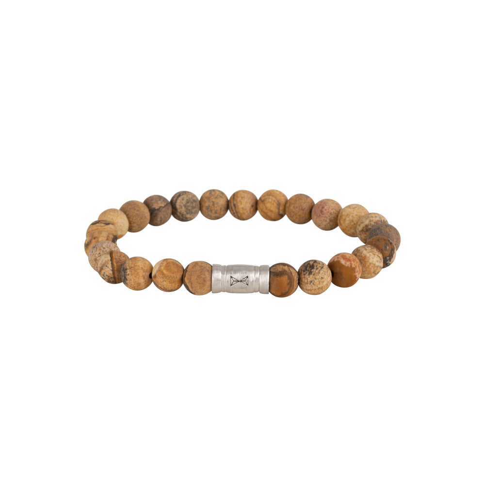 Bracciale di perline da uomo - Mount Wood - 8mm