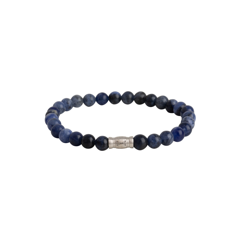 Bracciale di perline da uomo - Blue Ridge - 6mm