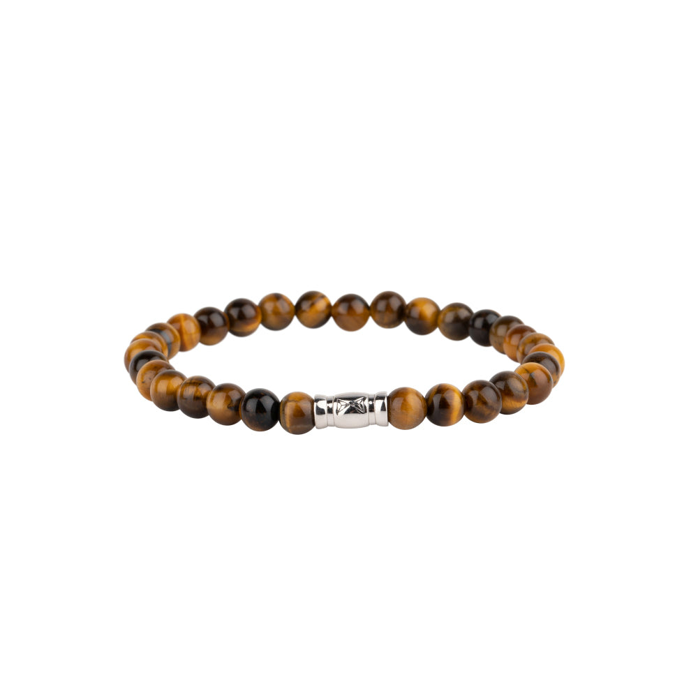 Bracciale di perline da uomo - Grand Teton - 6mm
