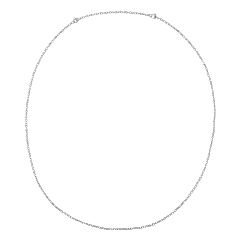 Collana da uomo in argento - Loose Chain Cable - Inox