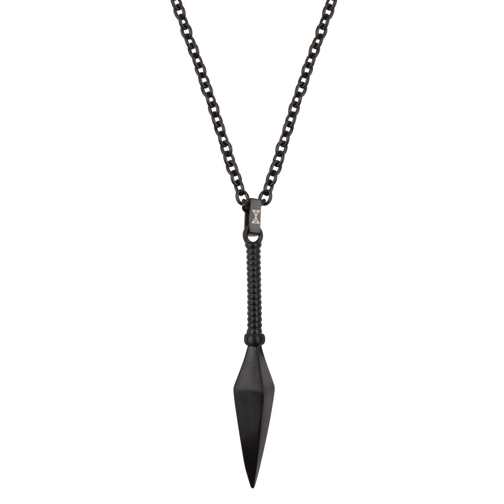 Necklace Spear - Noir