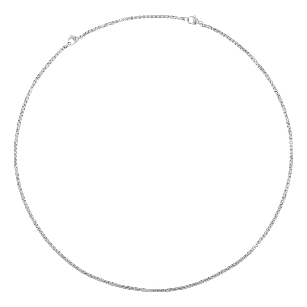 Collana da uomo in argento - Loose Chain Rolo - Inox