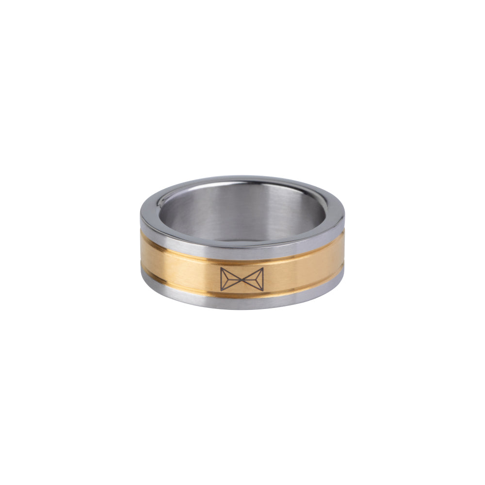 Anello Two-Tone - Inox/Dore