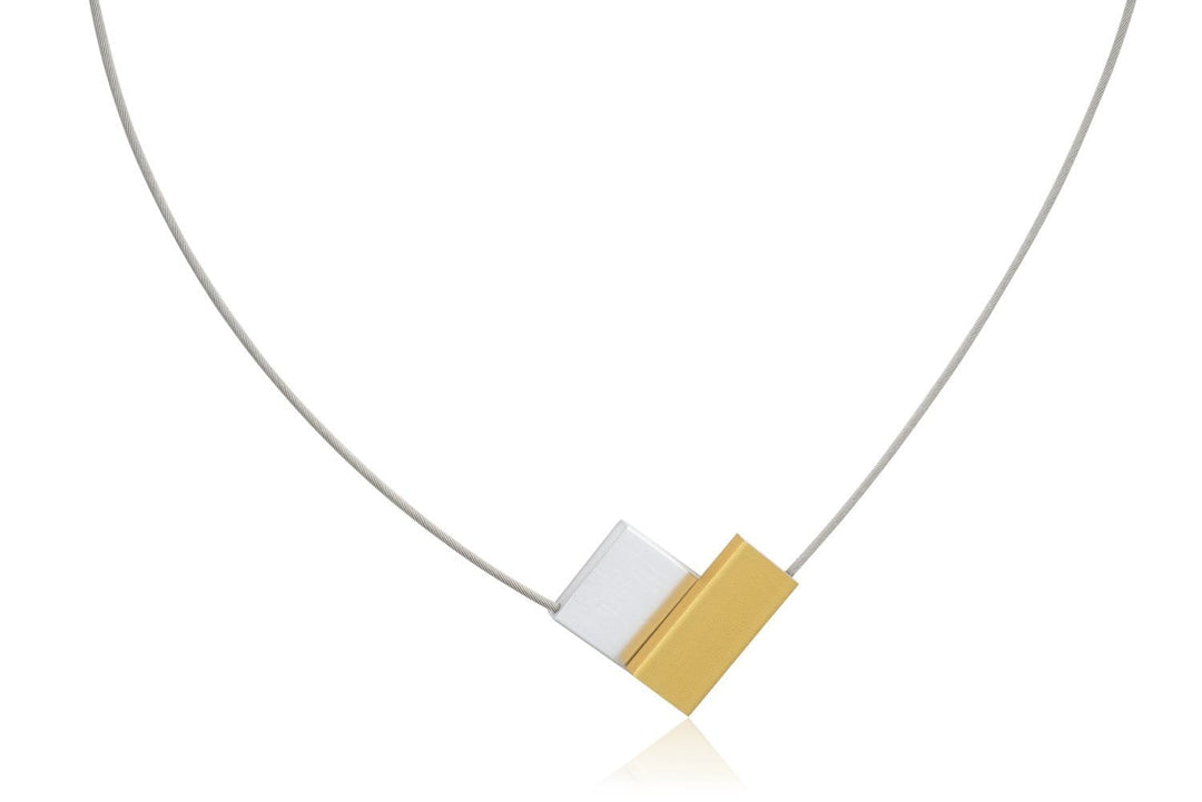 Collana Forma a V Color oro|Giallo C150G