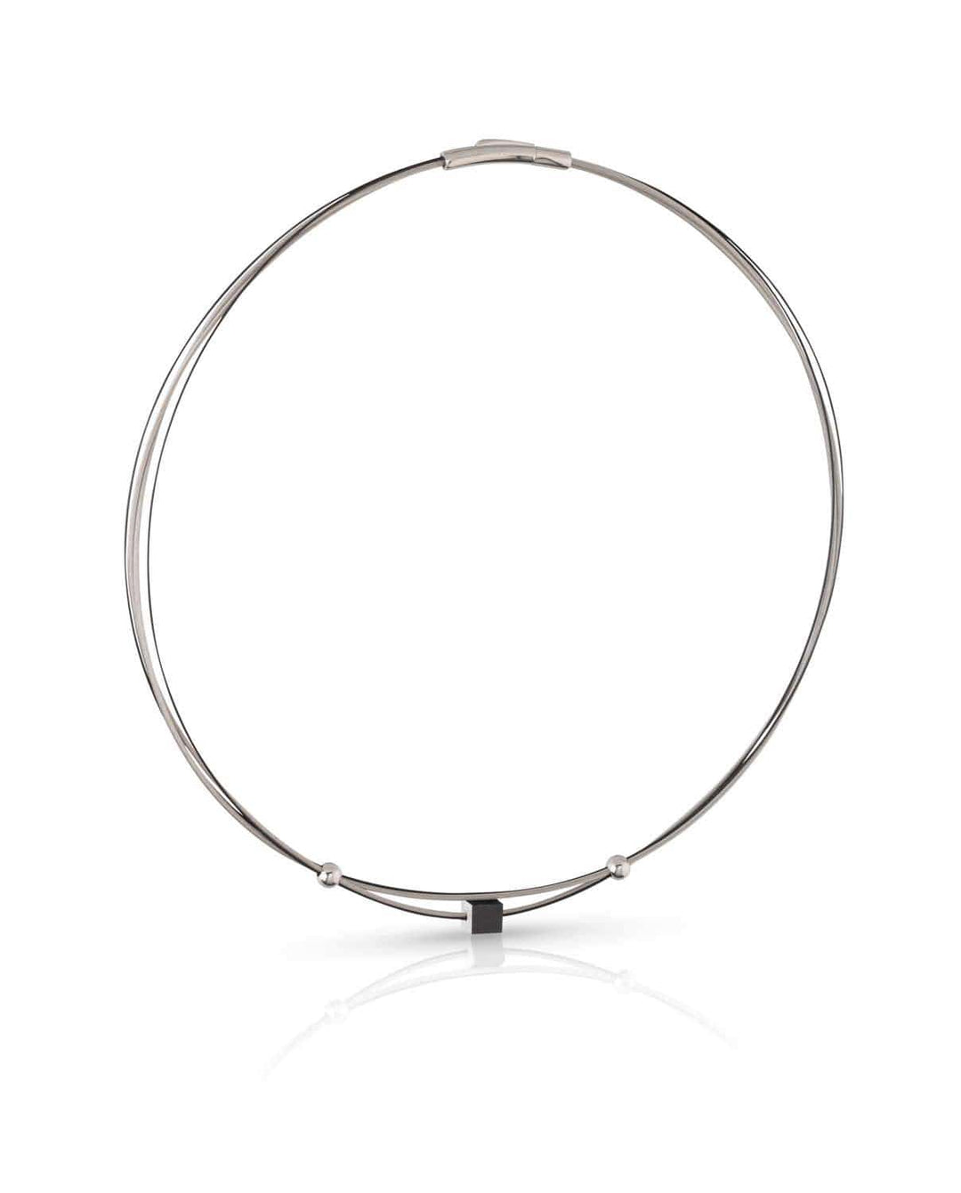 Collana Cubetto piccolo Nero C230Z