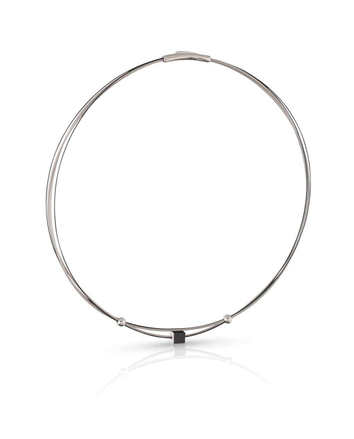 Collana Cubetto piccolo Nero C230Z