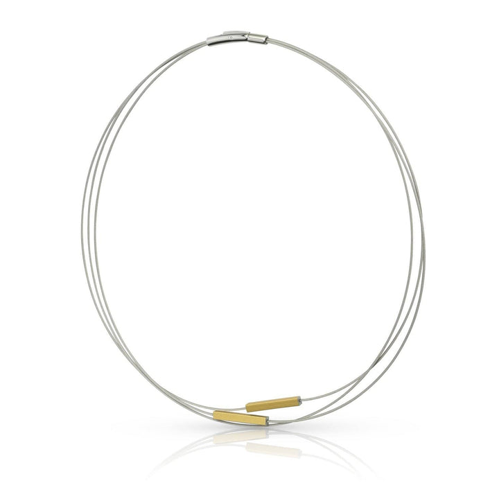 Collana Bastoncini Color oro C243G