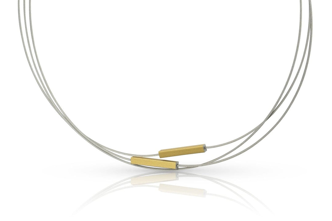 Collana Bastoncini Color oro C243G