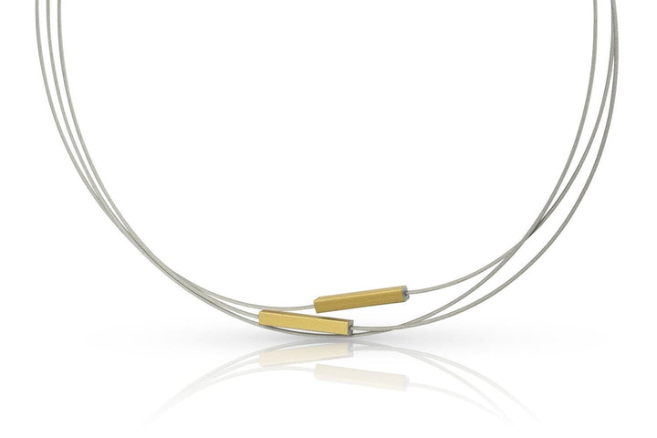 Collana Bastoncini Color oro C243G