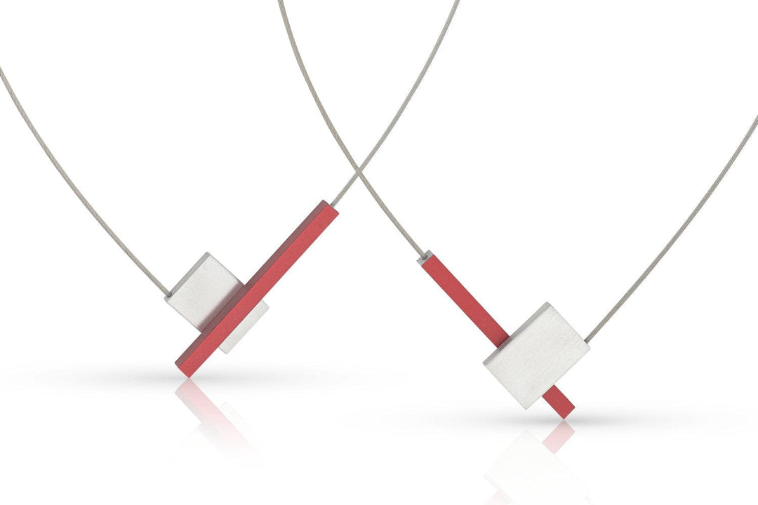 Collana a V con barretta C261R