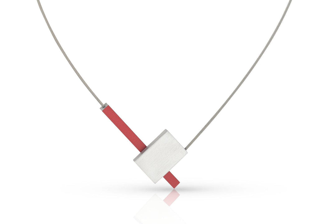 Collana a V con barretta C261R