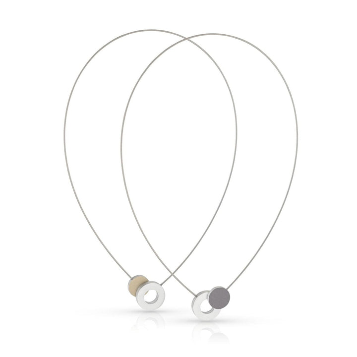Collana con cerchietto colorato e un anello C265AG